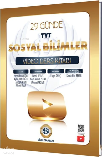 Bilgi Sarmal Yayınları TYT Sosyal Bilimler 29 Günde Video Ders Kitabı