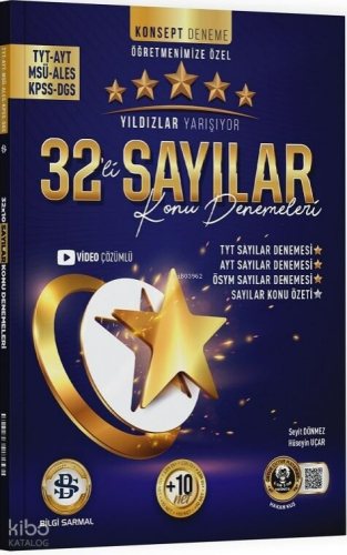 Bilgi Sarmal YKS TYT AYT MSÜ ALES KPSS DGS Sayılar Yıldızlar Yarışıyor