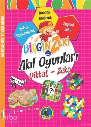 Bilgin Zeki ile Akıl Oyunları Dikkat Zeka - Pembe Seri