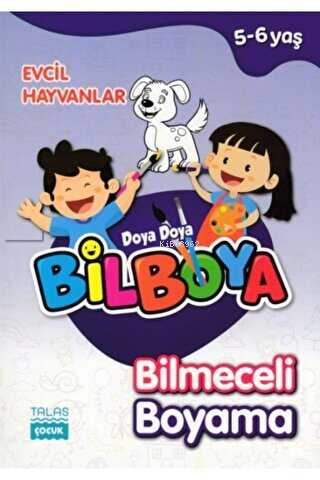Bilmeceli Boyama Evcil Hayvanlar( 5-6 )Yaş - Kitapiks.com