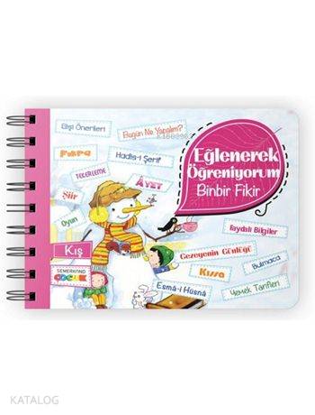 Binbir Fikir - Kış; Eğlenerek Öğreniyorum Serisi - Kitapiks.com