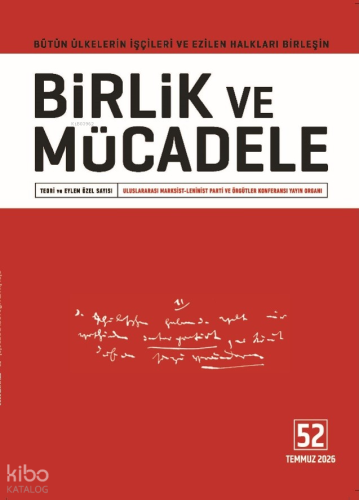 Birlik ve Mücadele Sayı: 52