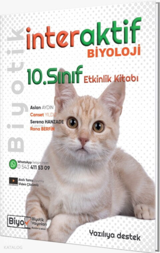 Biyotik Yayınları 10. Sınıf Biyoloji İnteraktif Etkinlik Kitabı