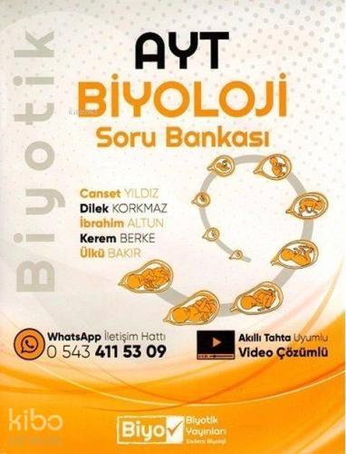 Biyotik Yayınları AYT Biyoloji Soru Bankası Biyotik