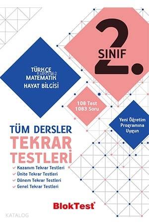 BlokTest Yayınları 2. Sınıf Tüm Dersler Tekrar Testleri BlokTest - Kit