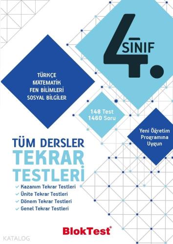 BlokTest Yayınları 4. Sınıf Tüm Dersler Tekrar Testleri BlokTest - Kit