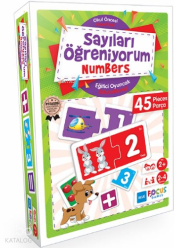 Blue Focus Sayıları Öğreniyorum – Numbers;45 Parça