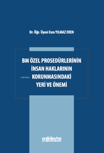 BM Özel Prosedürlerinin İnsan Hakları Korumasındaki Yeri ve Önemi