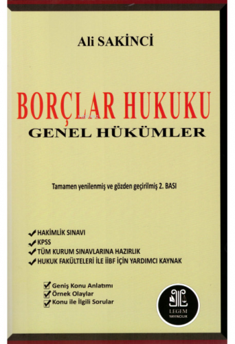 Borçlar Hukuku Genel Hükümler