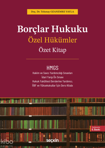 Borçlar Hukuku Özel Hükümler – Özet Kitap