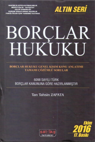 Borçlar Hukuku - Kitapiks.com