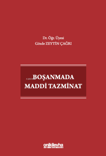Boşanmada Maddi Tazminat - Kitapiks.com