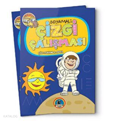 Boyamalı Kalın Çizgi Çalışması 1