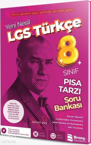 Branş Akademi Yayınları 8. Sınıf LGS Türkçe Yeni Nesil Soru Bankası Branş Akademi
