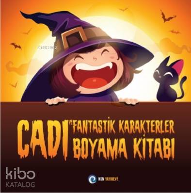 Cadı ve Fantastik Karakterler - Boyama Kitabı