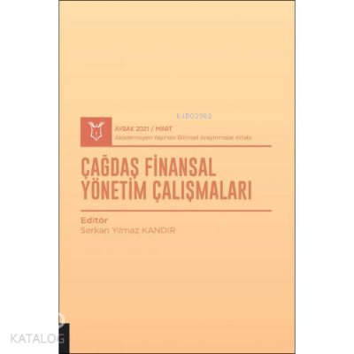 Çağdaş Finansal Yönetim Çalışmaları
