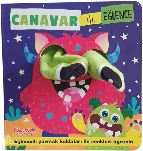 Canavar ile Eğlence- Parmak Kuklalı Kitap
