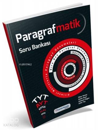 Canım Hocam - Paragrafmatik Soru Bankası Tyt-Ayt-Kpss-Ales-Dgs