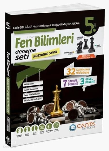 Çanta 5. Sınıf Fen Bilimleri Kazanım Sıralı Deneme Seti Çanta Yayınlar