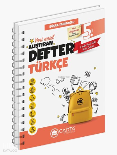 Çanta 5. Sınıf Türkçe Alıştıran Defter