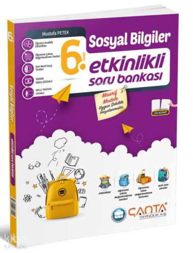Çanta 6. Sınıf Sosyal Bilgiler Etkinlikli Kazanım Soru Bankası