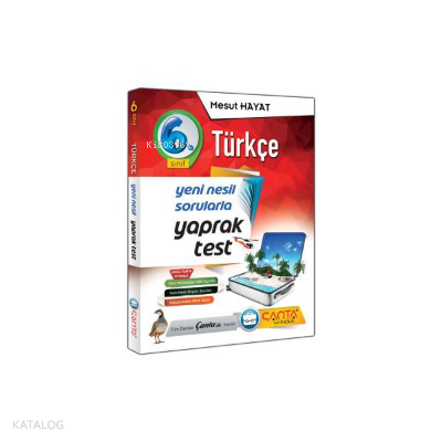 Çanta 6.Sınıf Yaprak Test Türkçe 2019 - 14 90