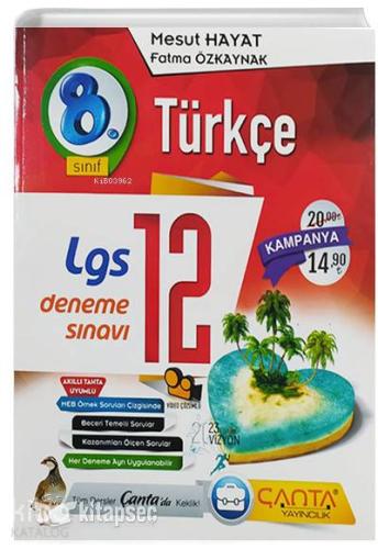 Çanta - 8. Sınıf Lgs Türkçe 12 Deneme
