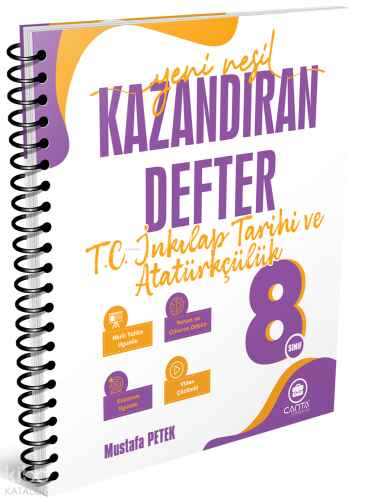 Çanta 8. Sınıf T.C. İnkılap Tarihi ve Atatürkçülük Kazandıran Defter