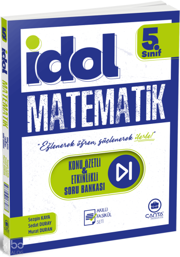 Çanta Yayınları 5. Sınıf İdol Matematik Konu Özetli & Etkinlikli Soru Bankası