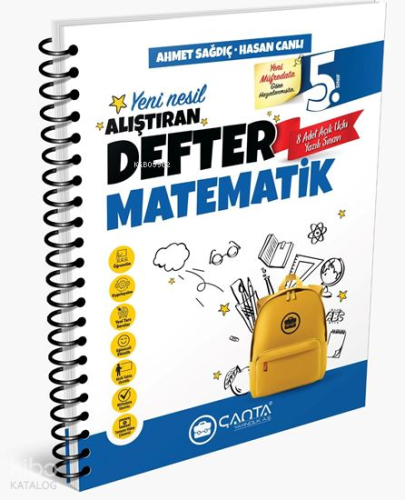 Çanta Yayınları 5. Sınıf Matematik Yeni Nesil Alıştıran Defter