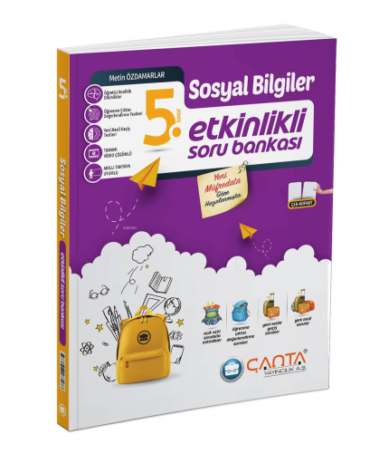 Çanta Yayınları 5. Sınıf Sosyal Bilgiler Kazanım Sıralı Deneme Seti - 