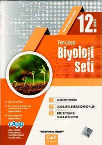 Çap Yayınları 12. Sınıf Fen Lisesi Biyoloji Seti Çap - Kitapiks.com