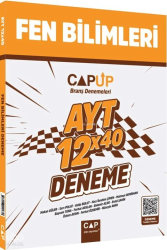 Çap Yayınları AYT Fen Bilimleri 12 X 40 Up Deneme
