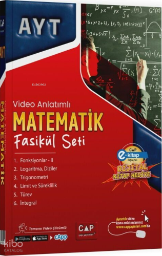 Çap Yayınları AYT Matematik Video Anlatımlı Fasikül Seti
