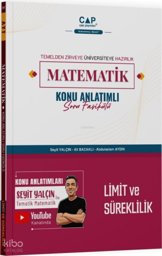 Çap Yayınları Matematik Limit ve Süreklilik Konu Anlatımlı Soru Fasikü