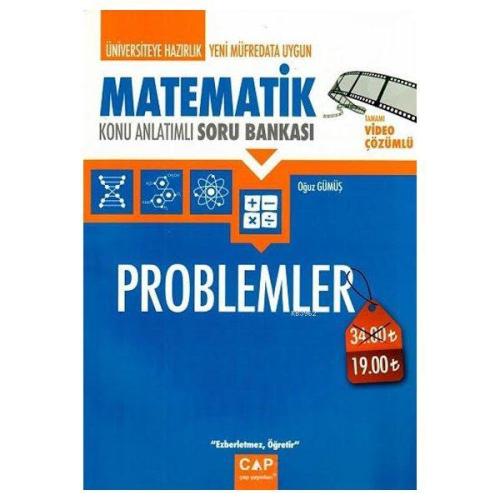 Çap Yayınları Üniversiteye Hazırlık Matematik Problemler Konu Anlatımlı Soru Bankası Çap