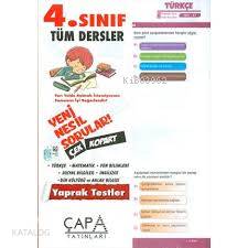 Çapa 4. Sınıf Tüm Dersler Yaprak Test
