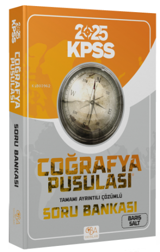 CBA Yayınları 2025 KPSS Coğrafya Pusulası Soru Bankası Çözümlü