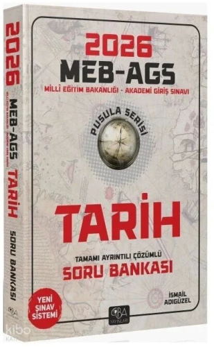 CBA Yayınları 2026 MEB-AGS Tarihin Pusulası Soru Bankası Çözümlü