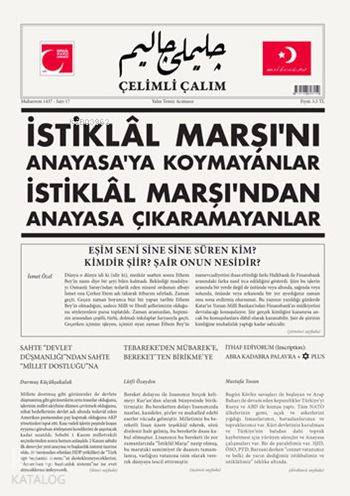 Çelimli Çalım; Türk Milliyetçilerinin Mecmuası Yıl: 2 Sayı: 17