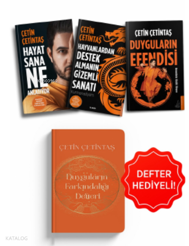 Çetin Çetintaş Kitap Seti Defter Hediyeli (3 Kitap)