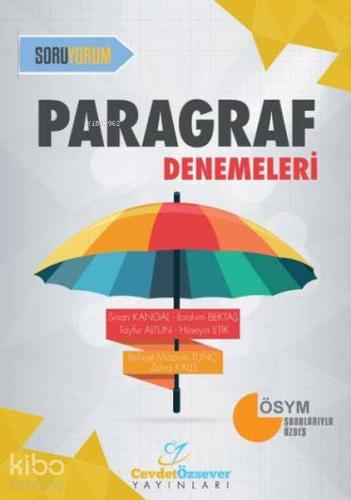 Cevdet Özsever Yayınları YKS Paragraf Denemeleri Cevdet Özsever 