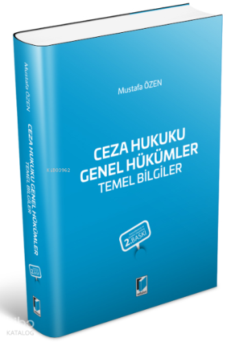 Ceza Hukuku Genel Hükümler Temel Bilgiler
