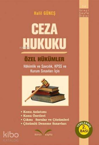 Ceza Hukuku - Özel Hükümler