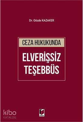 Ceza Hukukunda Elverişsiz Teşebbüs