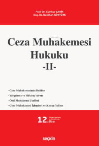 Ceza Muhakemesi Hukuku – 2 - Kitapiks.com