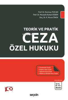 Ceza Özel Hukuku - Kitapiks.com