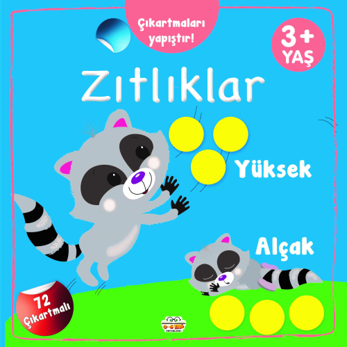 Çıkartmaları Yapıştır-Zıtlıklar (Yüksek-Alçak) - Kitapiks.com