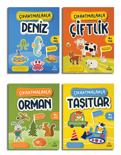 Çıkartmalarla Etkinlik Serisi - Kitapiks.com