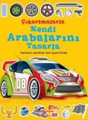 Çıkartmalarla Kendi Arabalarını Tasarla - Kitapiks.com